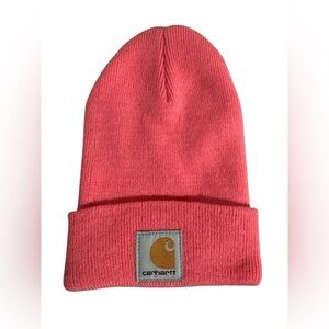 Carhartt Infant Toddler Girl’s Pink Logo Beanie Hat